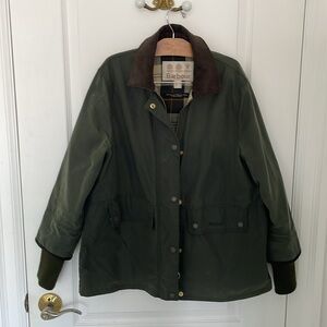 Barbour Tawny Waxed Cotton Barn Coat